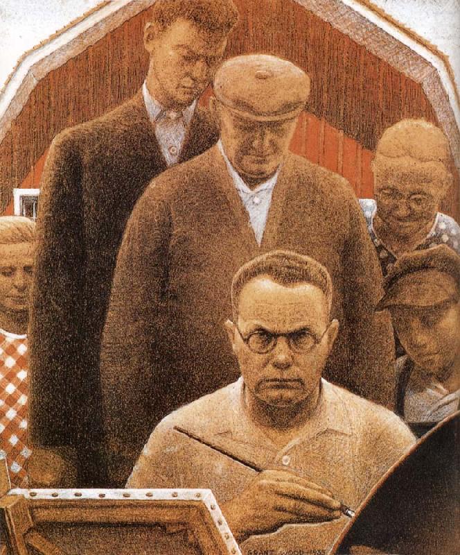 Grant Wood Returned from Bohemia china oil painting image